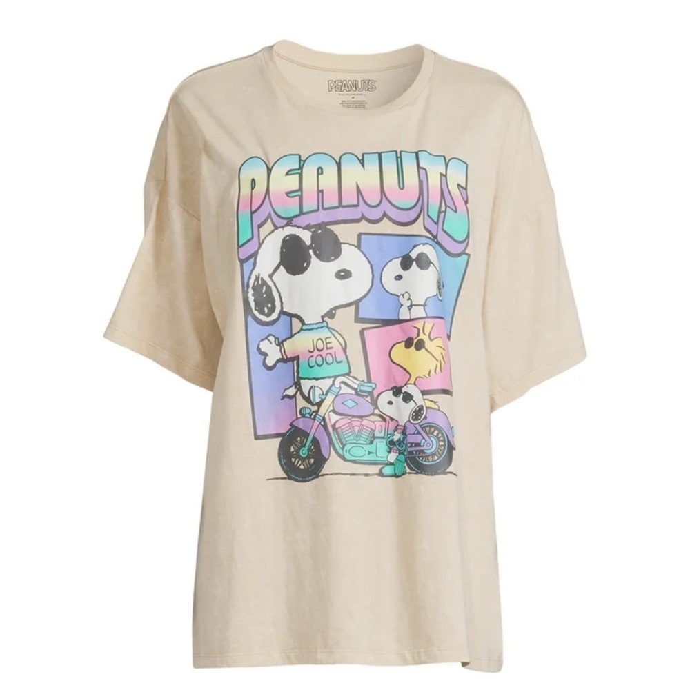 Peanuts Oversized Graphic T-Shirt Size Medium NWOT - Picture 2 of 2